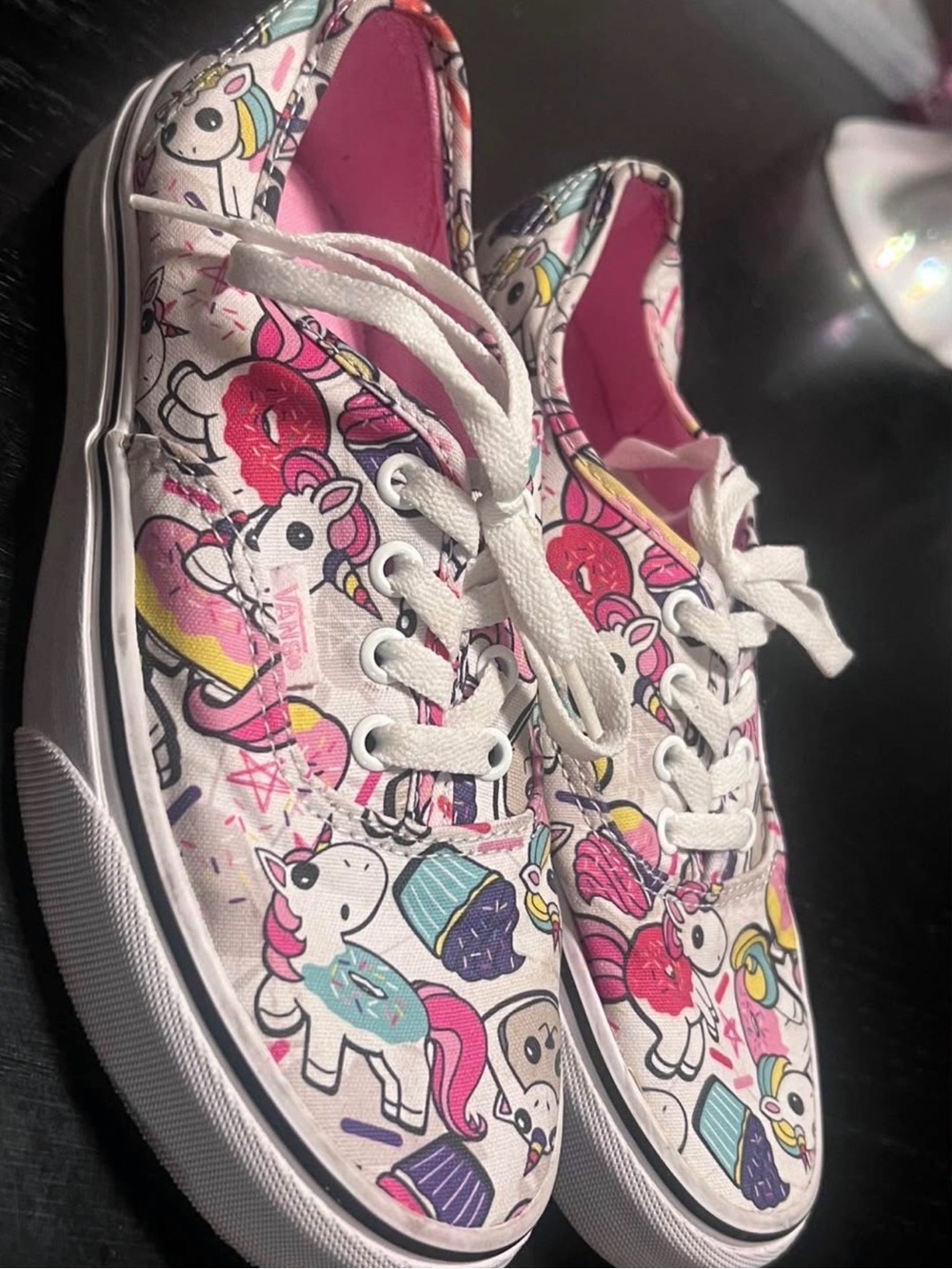 Unicorn donut cupcake vans